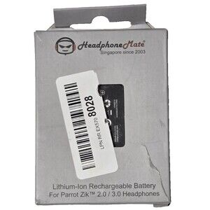 HeadphoneMate Rechargeable Battery For Parrot Zik 2.0 / 3.0 Headphones Brand New
